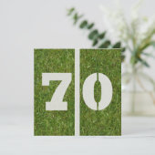 Einladung zum 70. Geburtstag (Stehend Vorderseite)