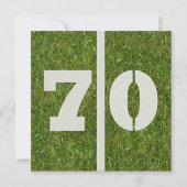 Einladung zum 70. Geburtstag (Vorderseite)