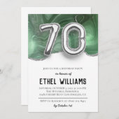 Einladung zum 70. Geburtstag (Vorne/Hinten)