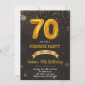 Einladung zum 70. Geburtstag (Vorderseite)