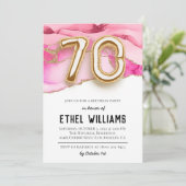 Einladung zum 70. Geburtstag (Stehend Vorderseite)