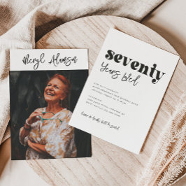 Einladung zum 70. Geburtstag | Foto 70. Geburtstag