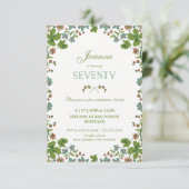Einladung zum 70. Geburtstag, Siebzigste Vintage k (Stehend Vorderseite)