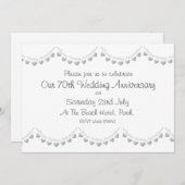 Einladung zum 70. Geburtstag von Platinum (Vorne/Hinten)