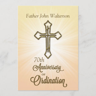 Einladung zum 70. Jahrestag der Ordination