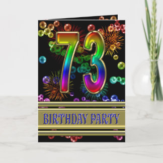 Einladung zum 73. Geburtstag