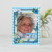 Einladung zum 75. Foto (Stehend Vorderseite)