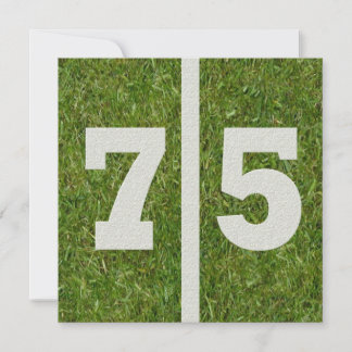 Einladung zum 75. Geburtstag