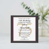 Einladung zum 75. Geburtstag (Stehend Vorderseite)