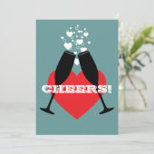 Einladung zum 75. Hochzeitstag - Beifall! (Stehend Vorderseite)