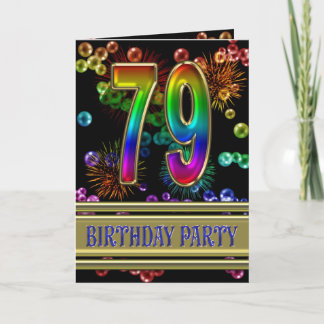 Einladung zum 79. Geburtstag