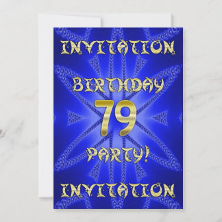 Einladung zum 79. Geburtstag