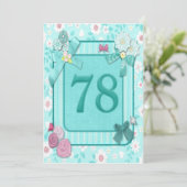 Einladung zum 79. Geburtstag (Stehend Vorderseite)