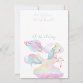 Einladung zum 7. Geburtstag (Vorderseite)