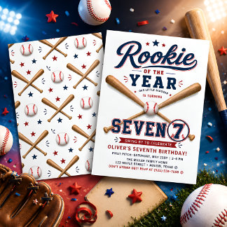 Einladung zum 7. Geburtstag als Rookie des Jahres