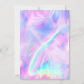 Einladung zum 7. Geburtstag der Meerjungfrau (Rückseite)