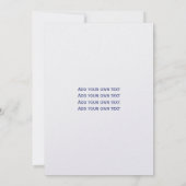 Einladung zum 80. Geburtstag (Rückseite)