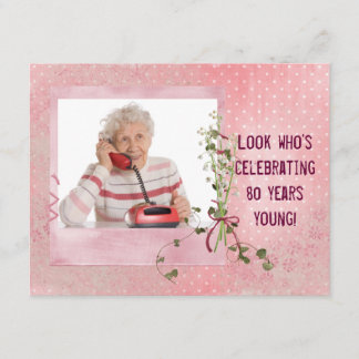 Einladung zum 80. Geburtstag