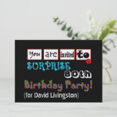 Einladung zum 80. Geburtstag (Stehend Vorderseite)