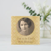 Einladung zum 80. Geburtstag (Stehend Vorderseite)