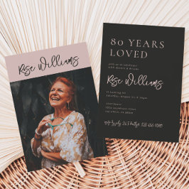 Einladung zum 80. Geburtstag | Foto 80. Geburtstag