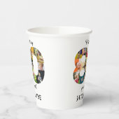 Einladung zum 80. Geburtstag Pappbecher (Links)