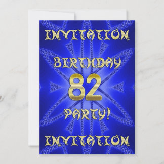 Einladung zum 82. Geburtstag