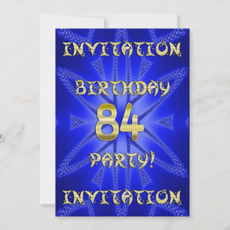 Einladung zum 84. Geburtstag