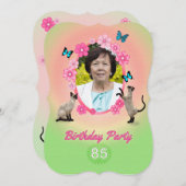 Einladung zum 85. Geburtstag (Vorne/Hinten)