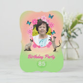 Einladung zum 85. Geburtstag (Stehend Vorderseite)