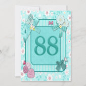 Einladung zum 88. Geburtstag (Vorderseite)