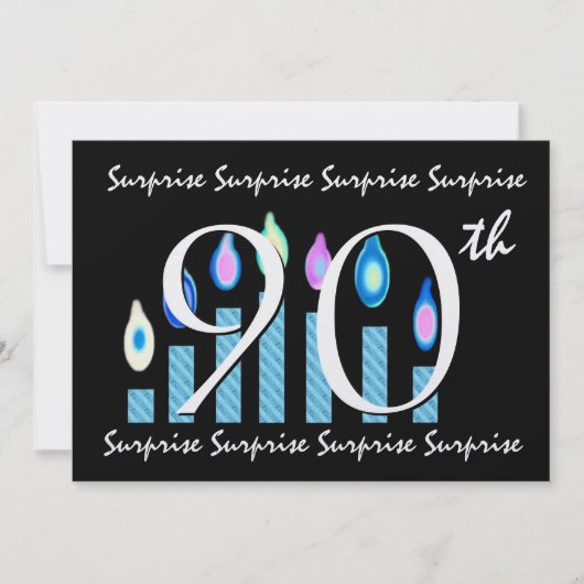 Einladung zum 90. Geburtstag (Vorderseite)