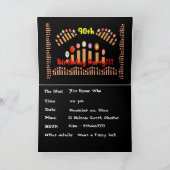Einladung zum 90. Geburtstag - mit Kerzen (Innenseite)