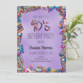 Einladung zum 90er Geburtstag (Stehend Vorderseite)