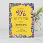 Einladung zum 90er Geburtstag (Stehend Vorderseite)