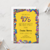 Einladung zum 90er Geburtstag (Vorderseite/Rückseite Beispiel)
