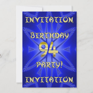 Einladung zum 94. Geburtstag
