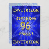 Einladung zum 96. Geburtstag (Vorne/Hinten)