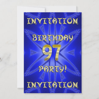 Einladung zum 97. Geburtstag