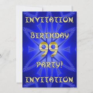 Einladung zum 99. Geburtstag