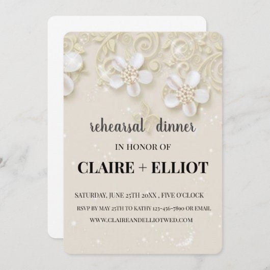 Einladung zum Abendessen (Vorne/Hinten)