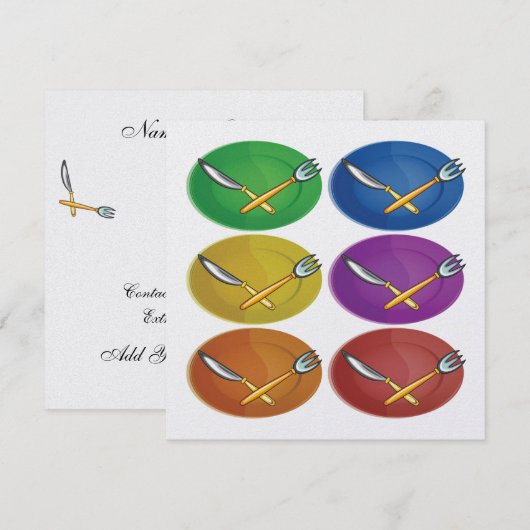 Einladung zum Abendessen (Vorne/Hinten)