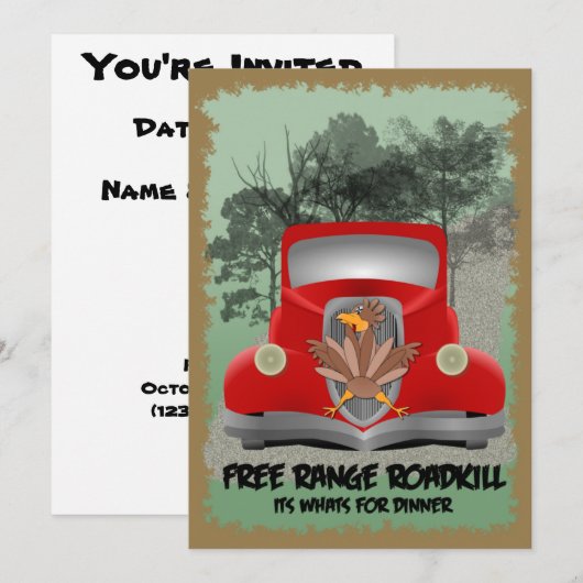 Einladung zum Abendessen (Vorne/Hinten)