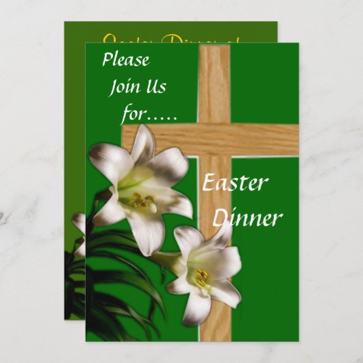 Einladung zum Abendessen (Vorne/Hinten)