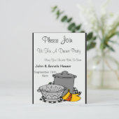 Einladung zum Abendessen (Stehend Vorderseite)