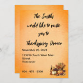 Einladung zum Abendessen (Vorne/Hinten)