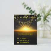 Einladung zum Abendessen am Abend, Abendessen am T (Stehend Vorderseite)