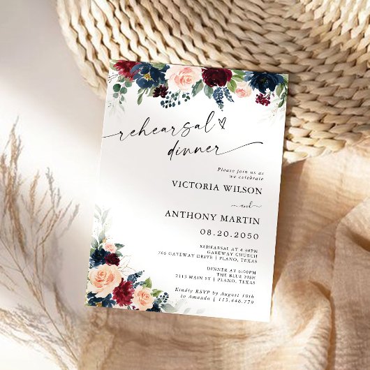 Einladung zum Abendessen in Burgund und Probe der