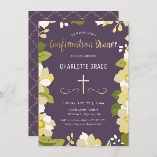 Einladung zum Abendessen, Mädchen, nach Maß (Vorne/Hinten)