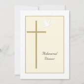 Einladung zum Abendessen mit christlicher Probe — (Vorderseite)